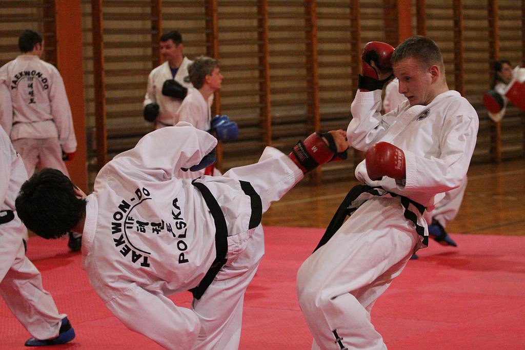 Trening Legnickiego Klubu Taekwondo