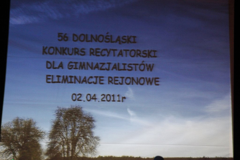 Konkurs Recytatorski w MCK