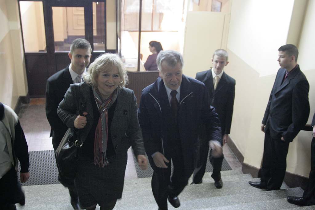 Prof. Jan Miodek w ZSEM