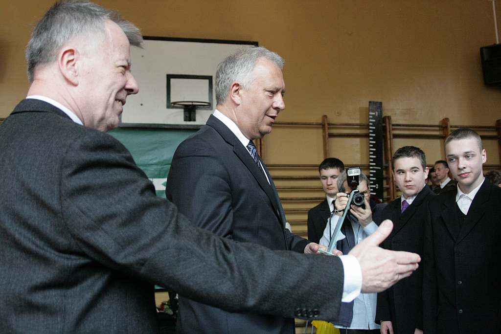 Prof. Jan Miodek w ZSEM