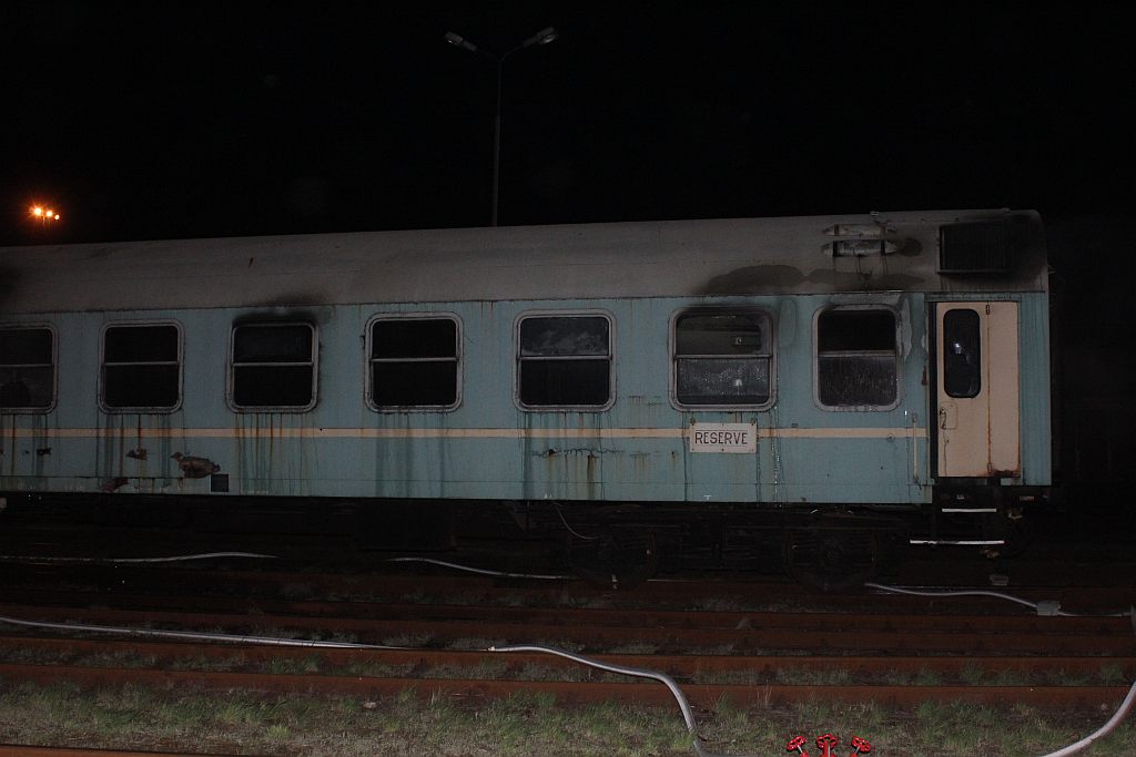 Pożar wagonu na bocznicy