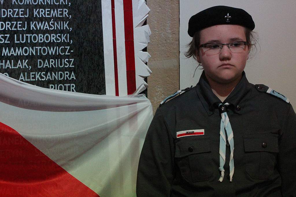 Tablica upamiętniająca ofiary smoleńskie