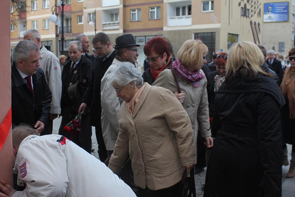 Tablica pamięci Jerzego Szmajdzińskiego