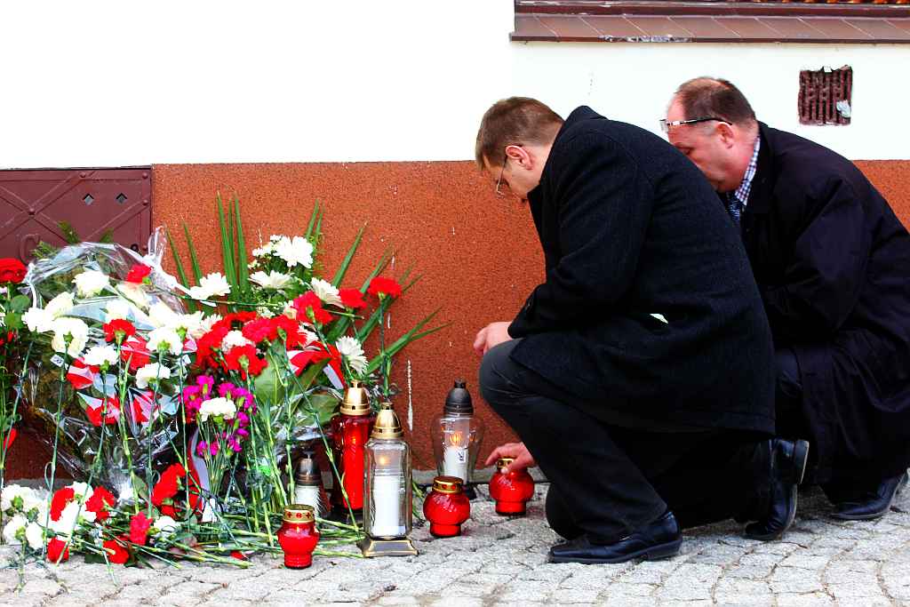 Tablica pamięci Jerzego Szmajdzińskiego