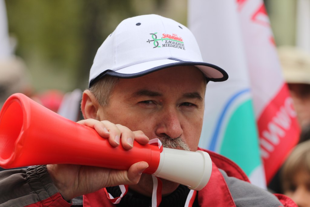 Związkowcy protestują we Wrocławiu