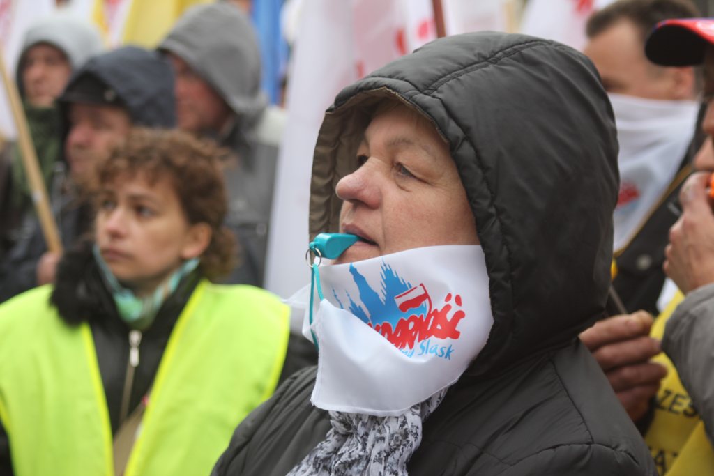 Związkowcy protestują we Wrocławiu