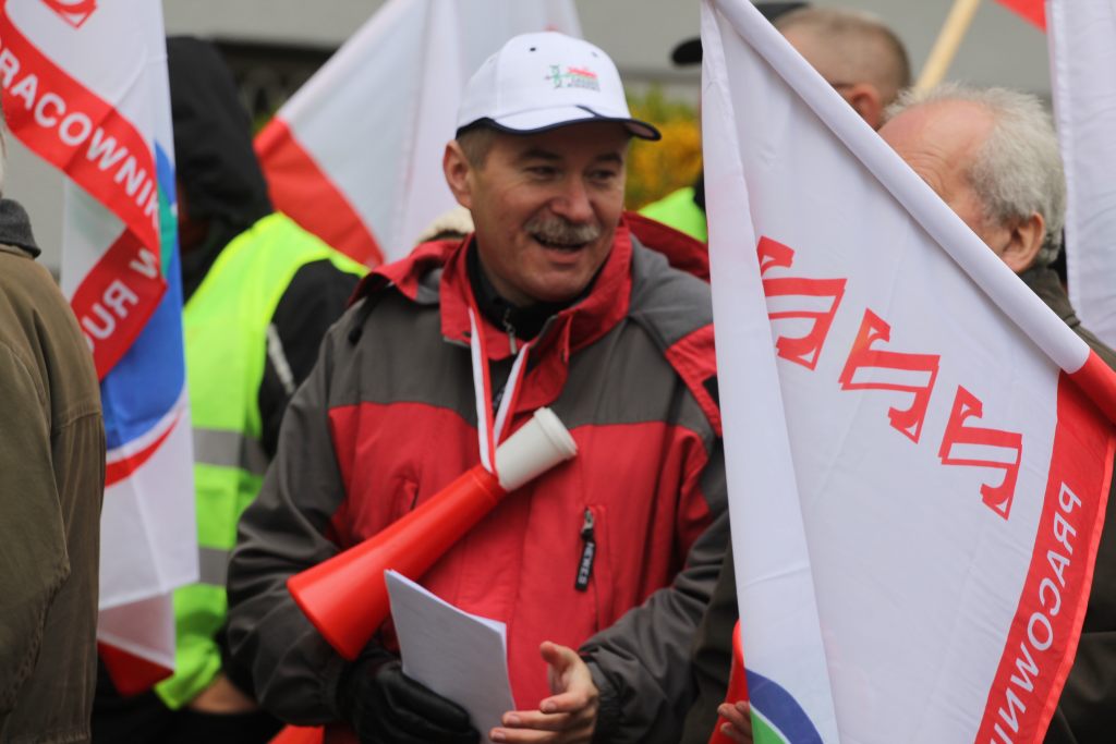 Związkowcy protestują we Wrocławiu