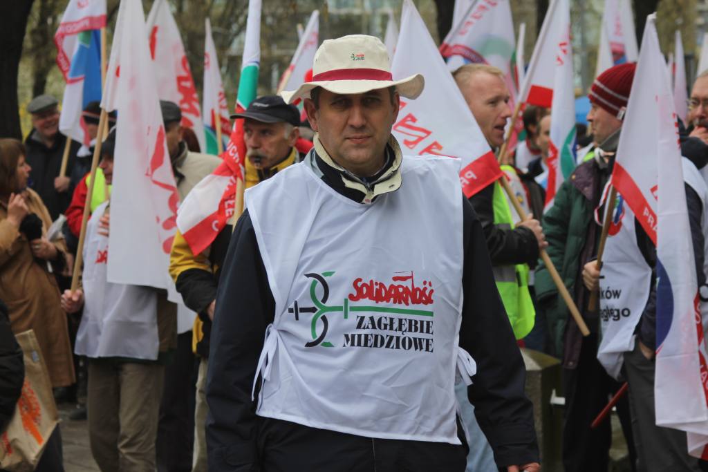 Związkowcy protestują we Wrocławiu