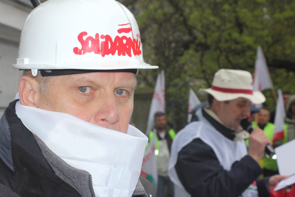 Związkowcy protestują we Wrocławiu