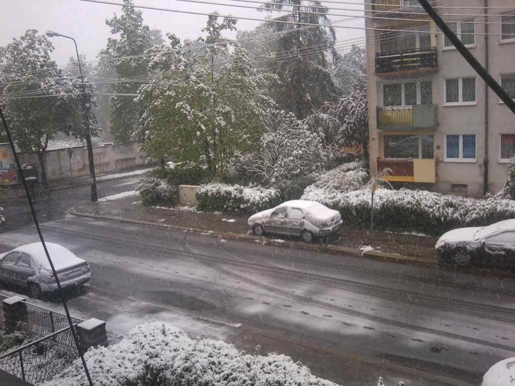 Zima w maju z kontaktu
