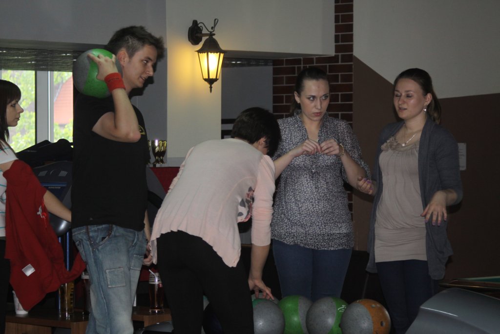 Studenci rywalizowali w kręgielni