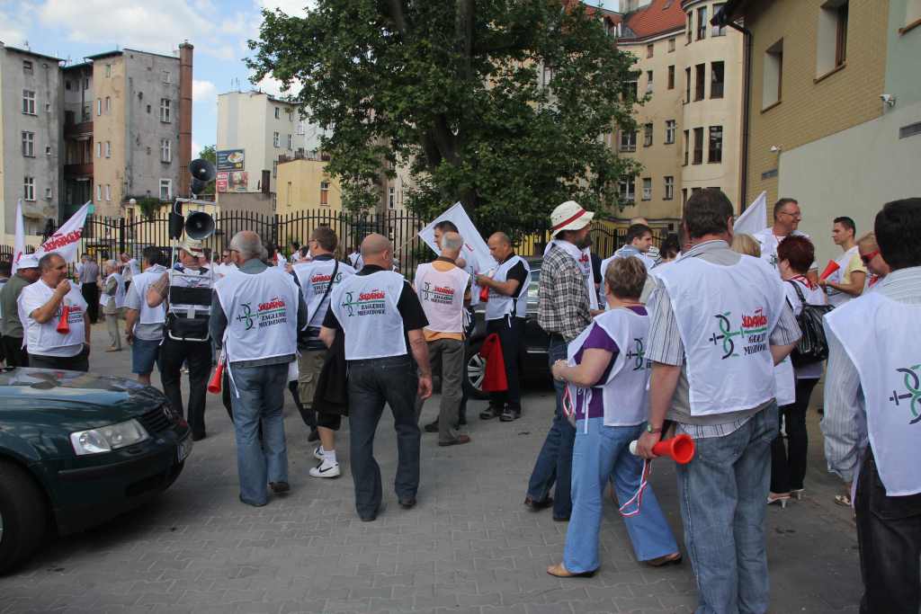 Pojechali pikietować do Wrocławia