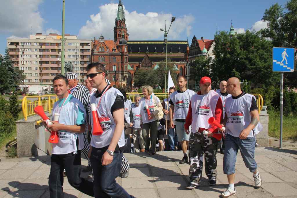 Pojechali pikietować do Wrocławia