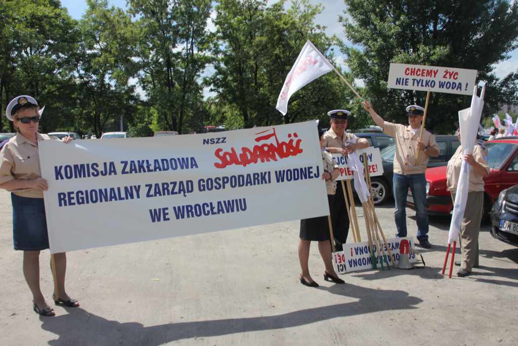 Pojechali pikietować do Wrocławia