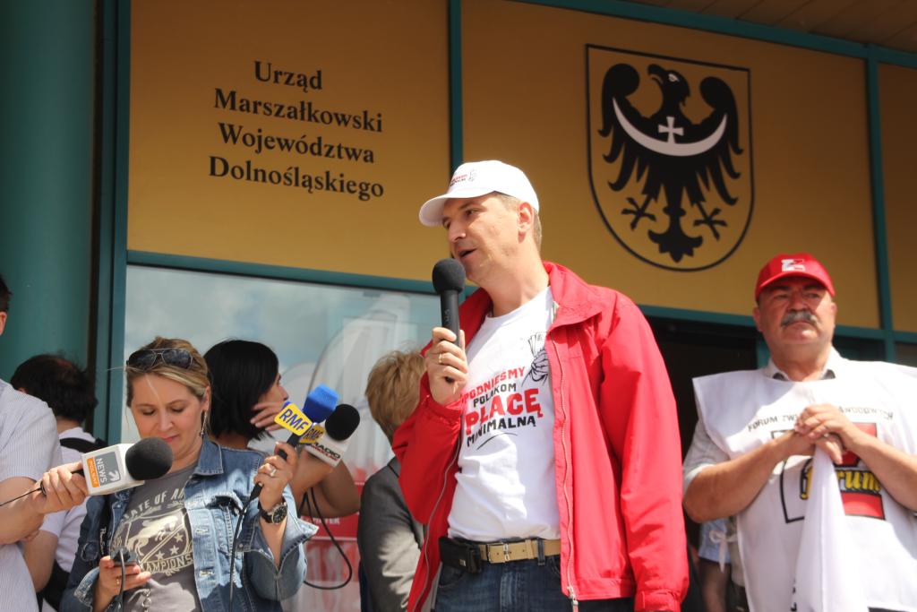 Pojechali pikietować do Wrocławia