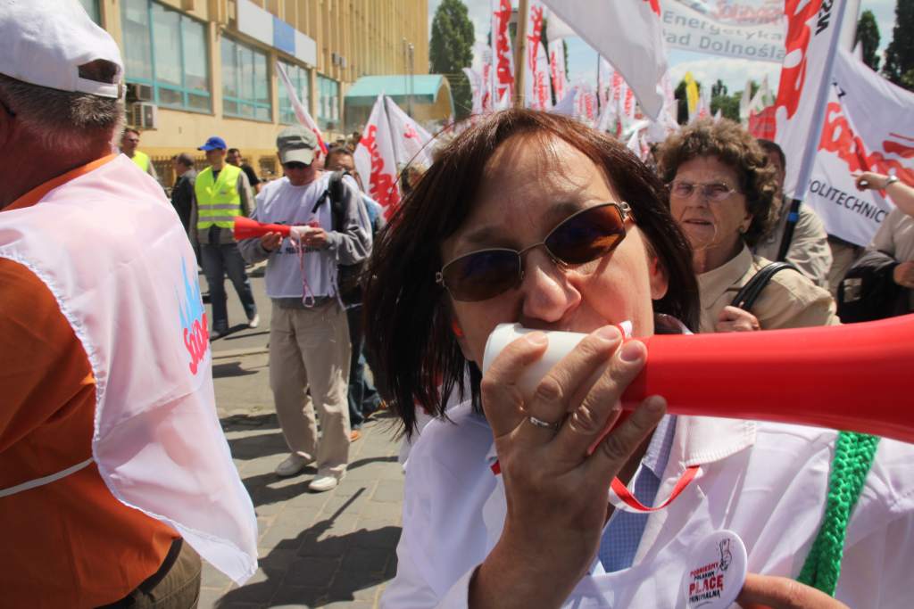 Pojechali pikietować do Wrocławia