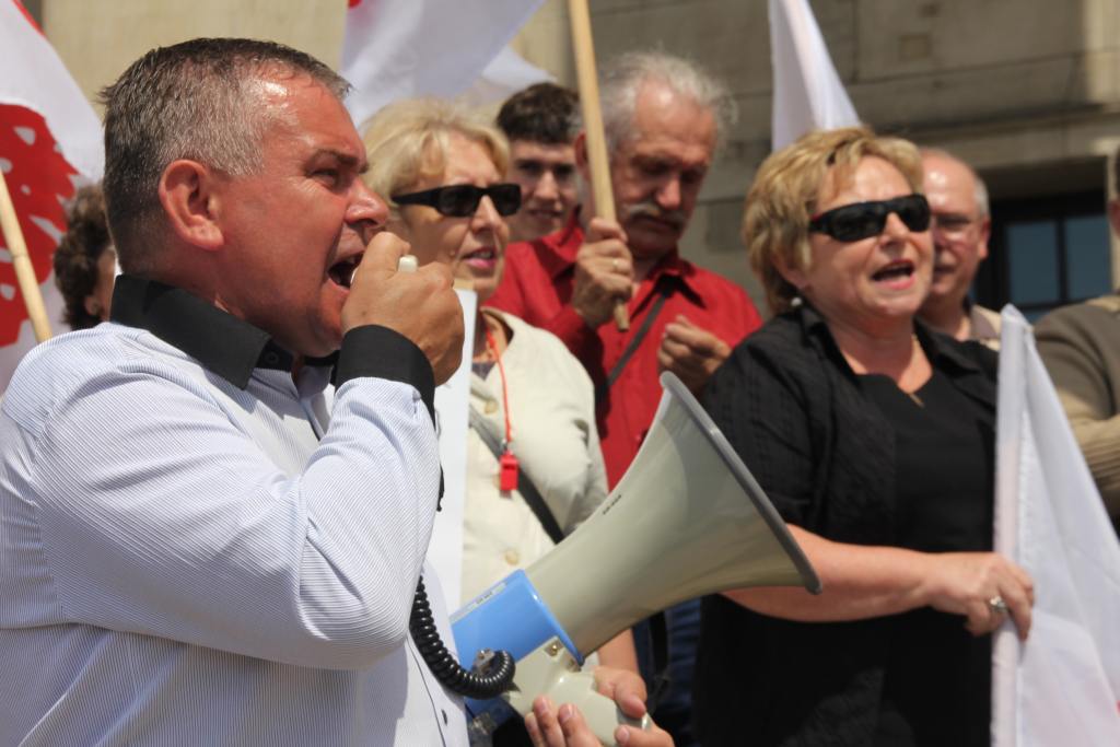 Pojechali pikietować do Wrocławia