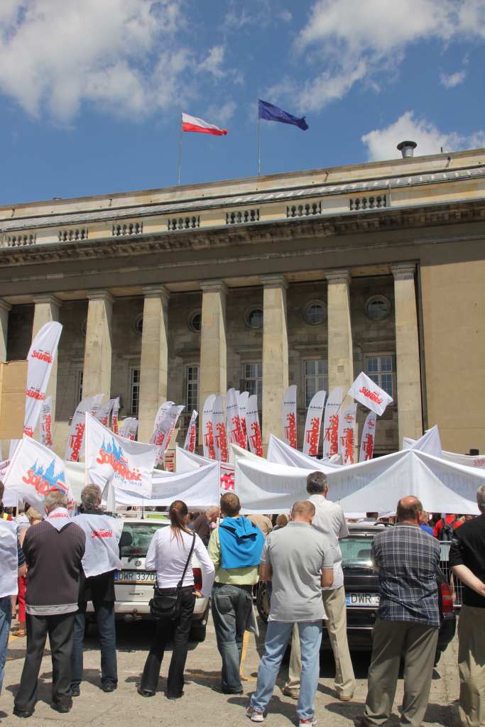 Pojechali pikietować do Wrocławia