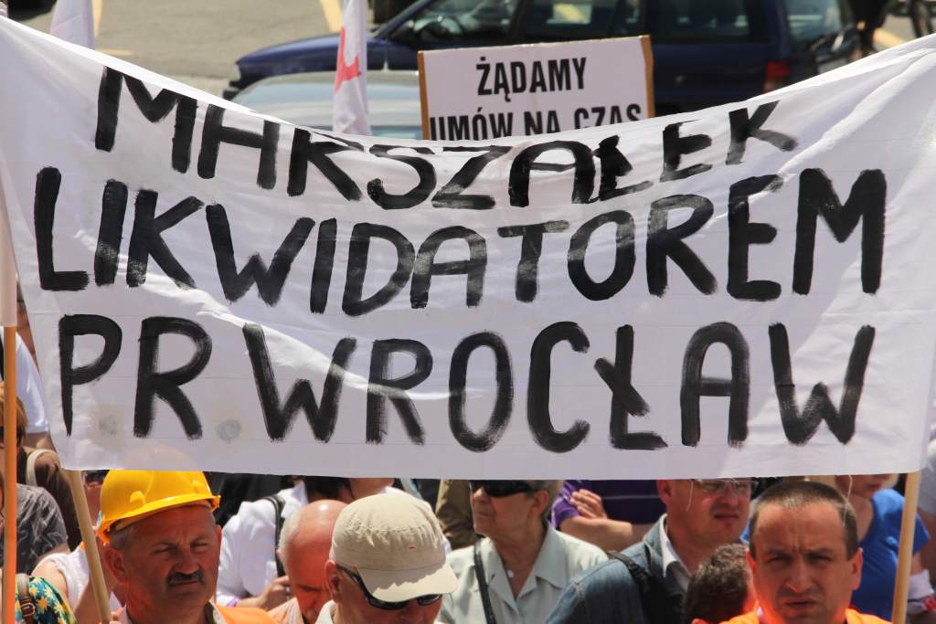 Pojechali pikietować do Wrocławia