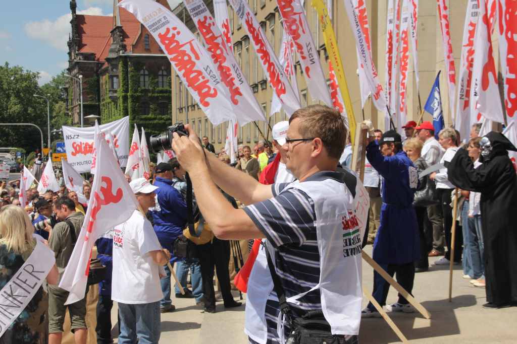Pojechali pikietować do Wrocławia