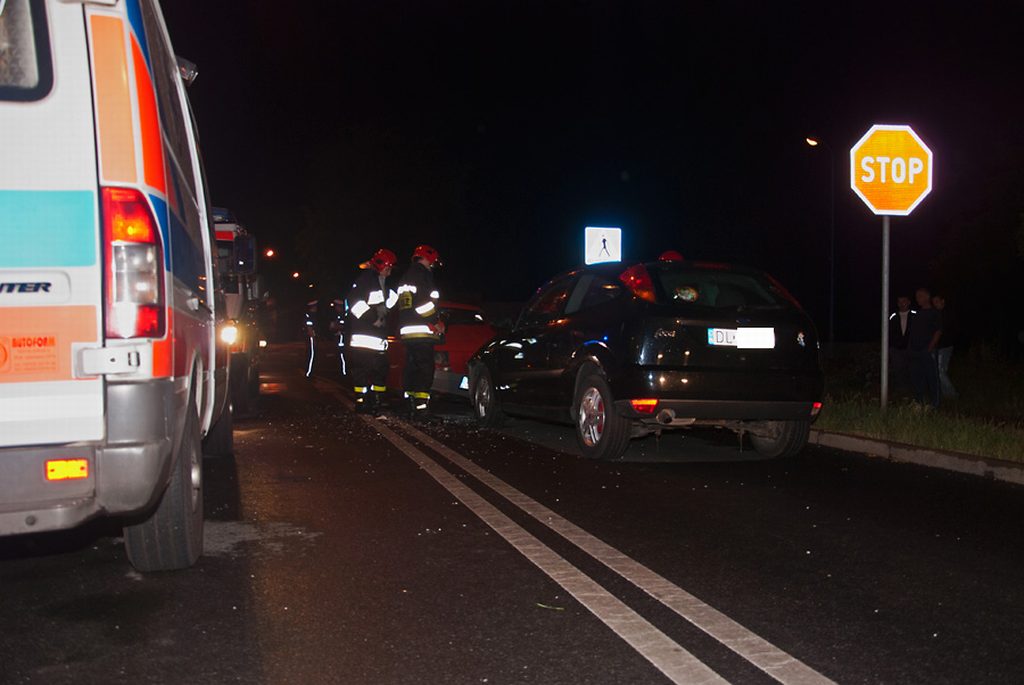 Zderzenie czołowe na Lotniczej