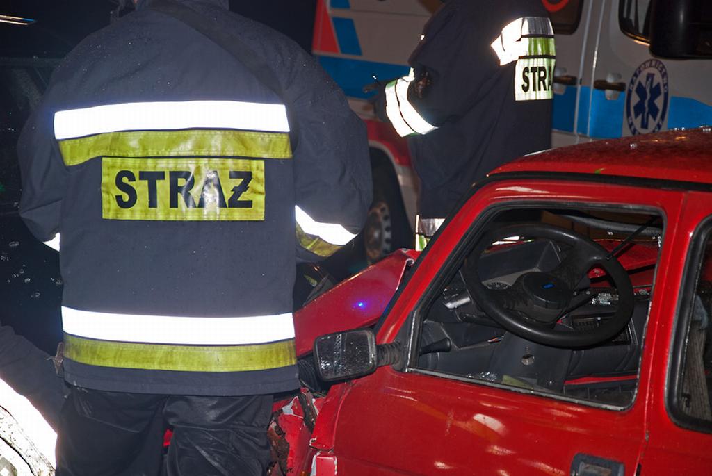 Zderzenie czołowe na Lotniczej