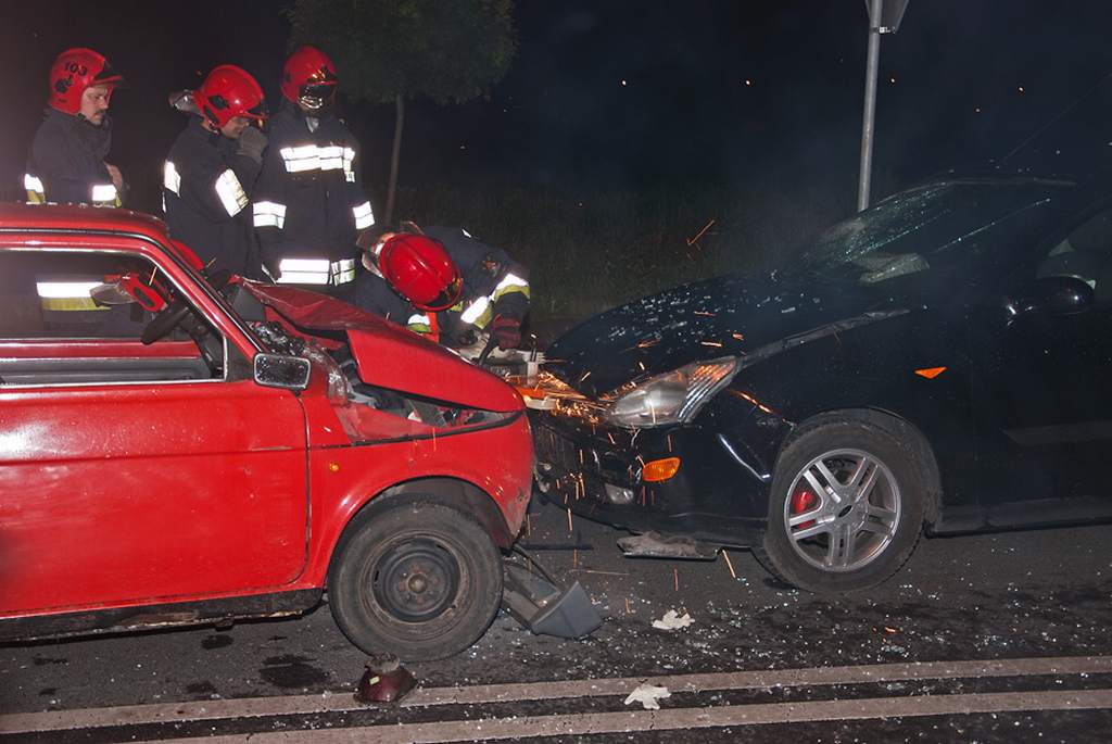 Zderzenie czołowe na Lotniczej