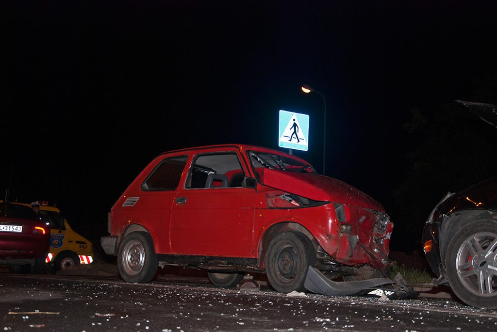 Zderzenie czołowe na Lotniczej