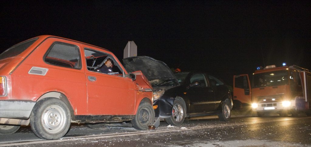 Zderzenie czołowe na Lotniczej