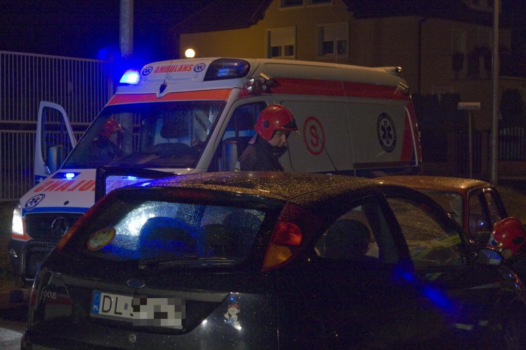 Zderzenie czołowe na Lotniczej