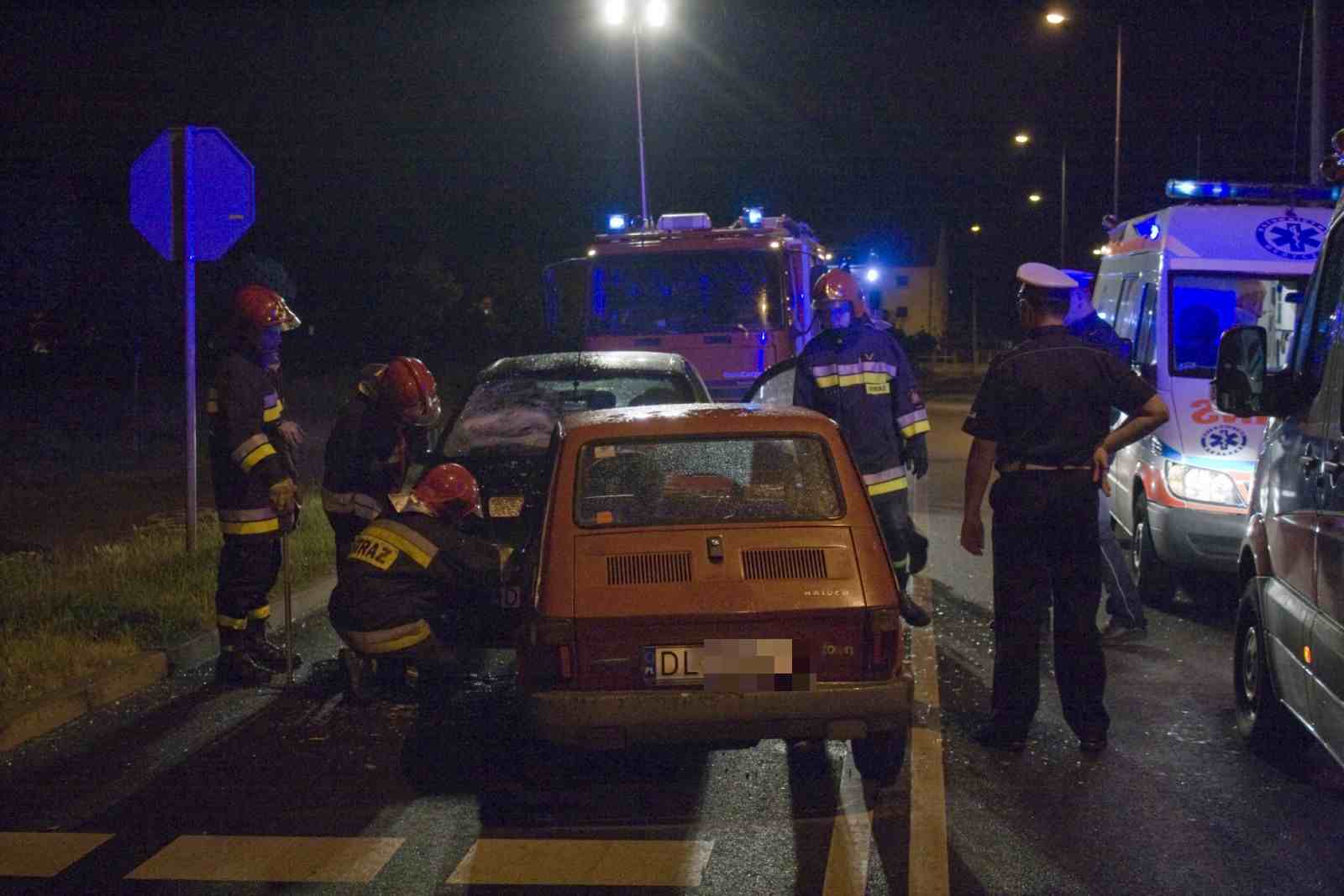 Zderzenie czołowe na Lotniczej