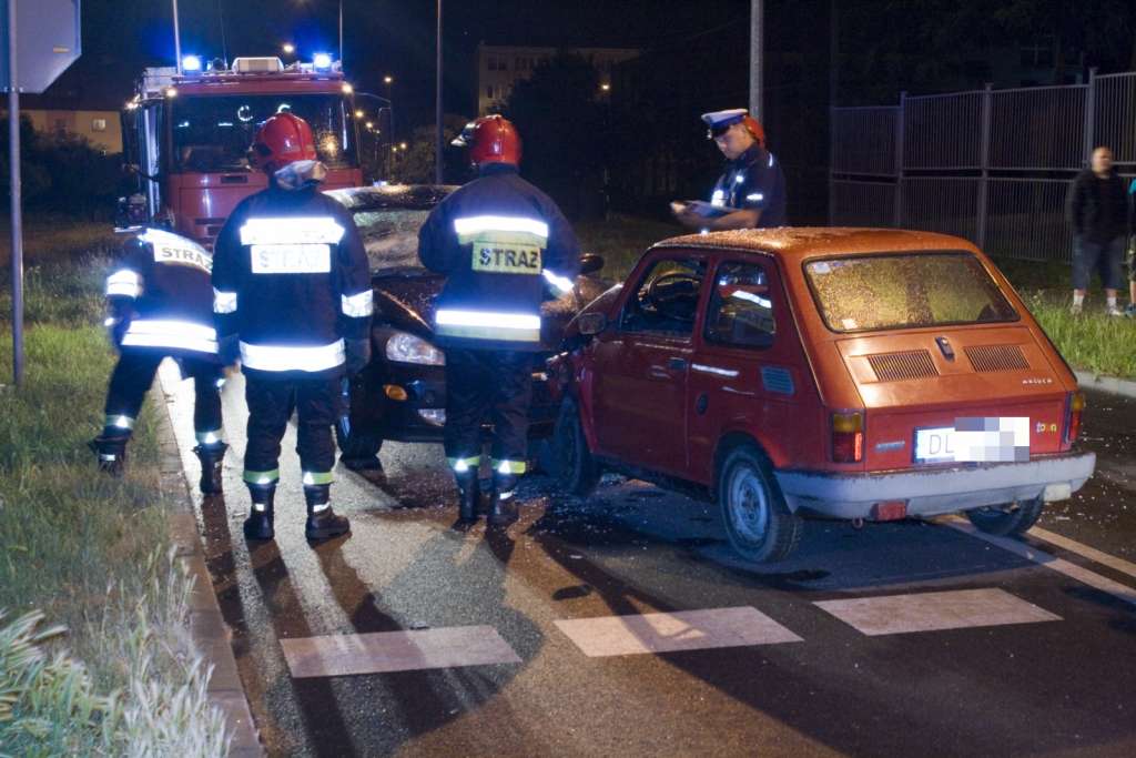 Zderzenie czołowe na Lotniczej