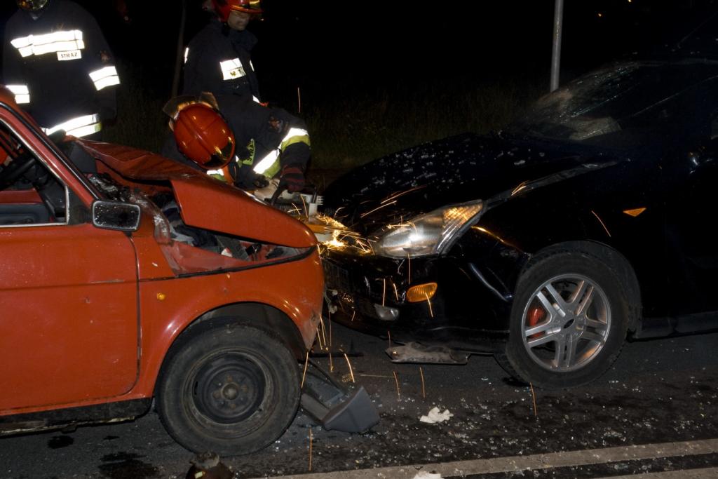Zderzenie czołowe na Lotniczej