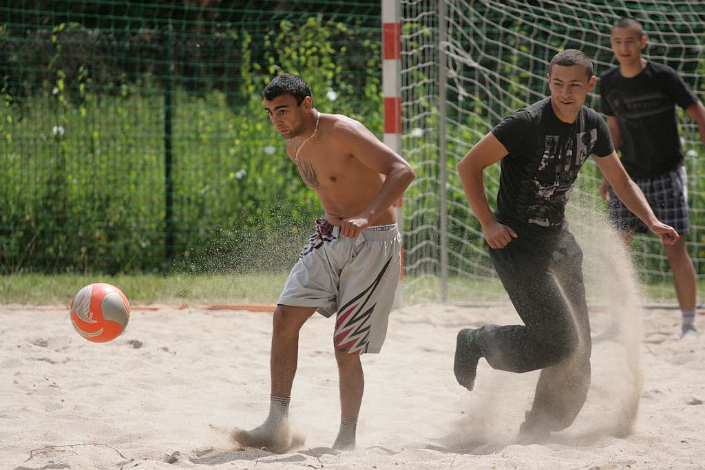 Turniej Plażowej Piłki Nożnej