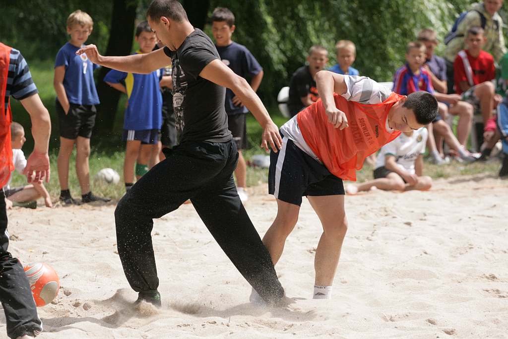 Turniej Plażowej Piłki Nożnej