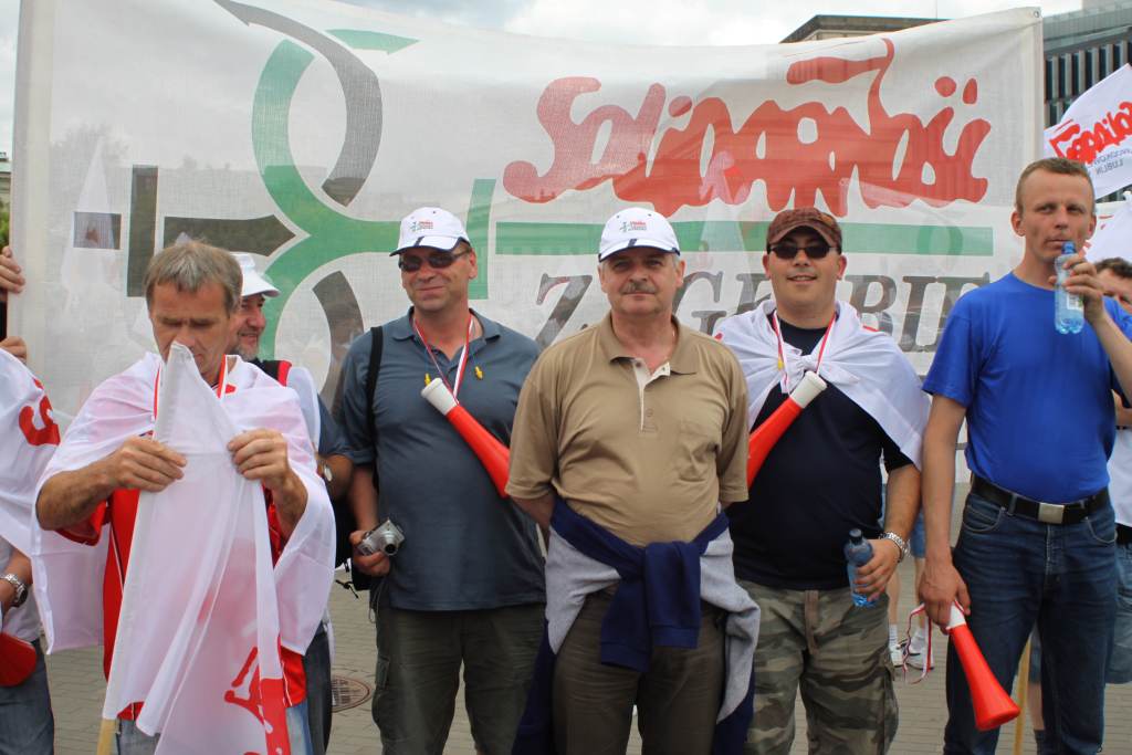Solidarność protestowała w Warszawie