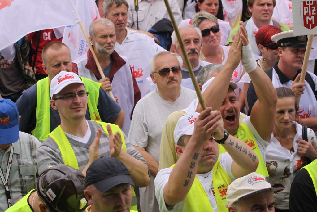 Solidarność protestowała w Warszawie