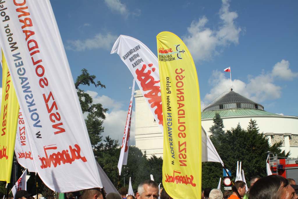 Solidarność protestowała w Warszawie