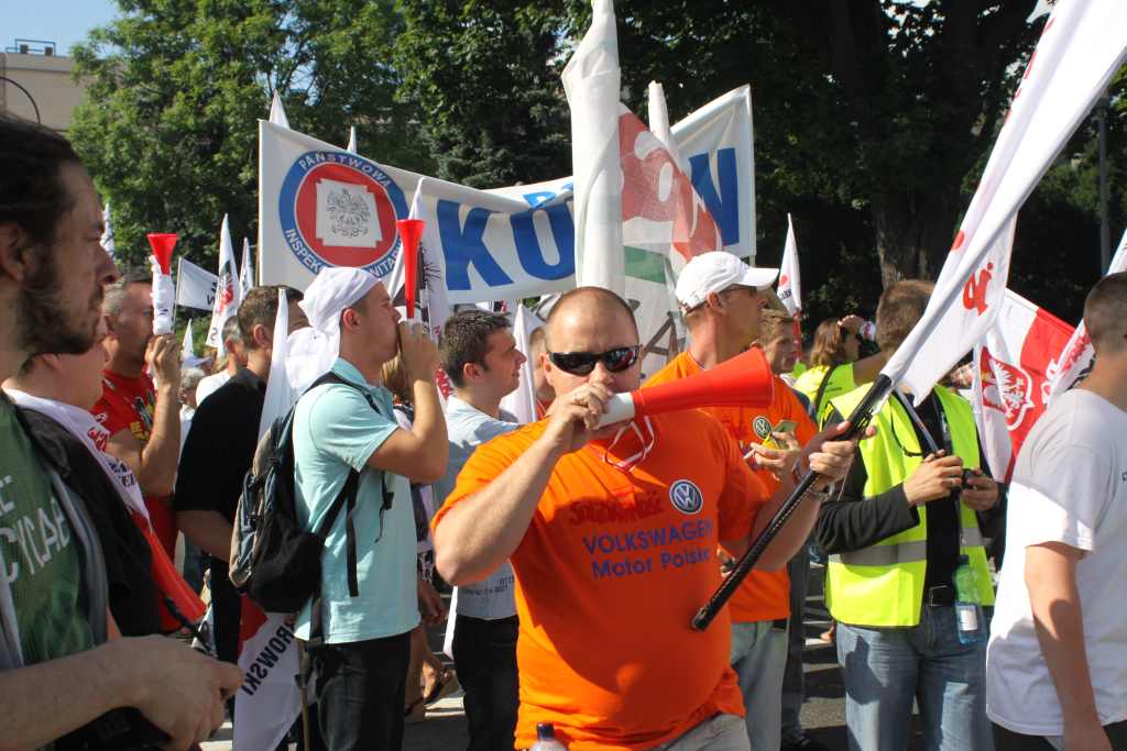Solidarność protestowała w Warszawie