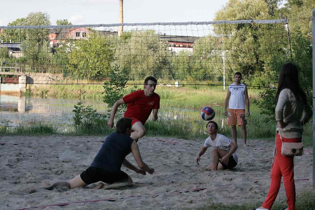 Siatkówka plażowa na Kormoranie