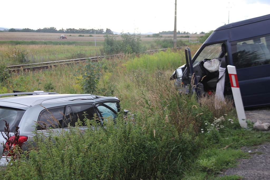 Wypadek przy zjeździe na A4