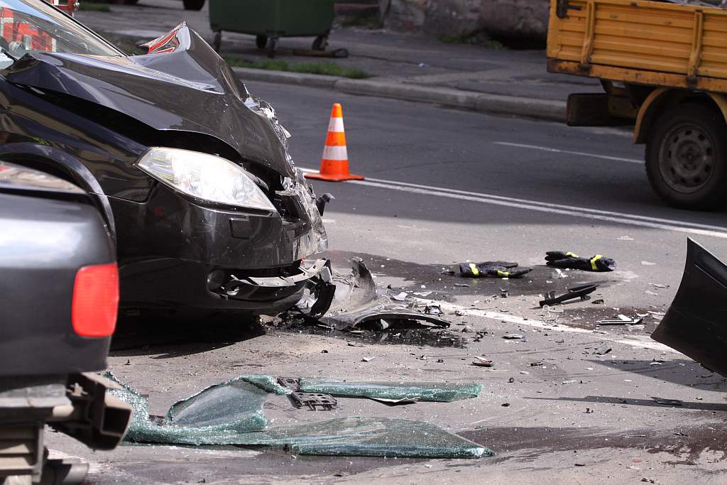 Wypadek na ul.Piastowskiej