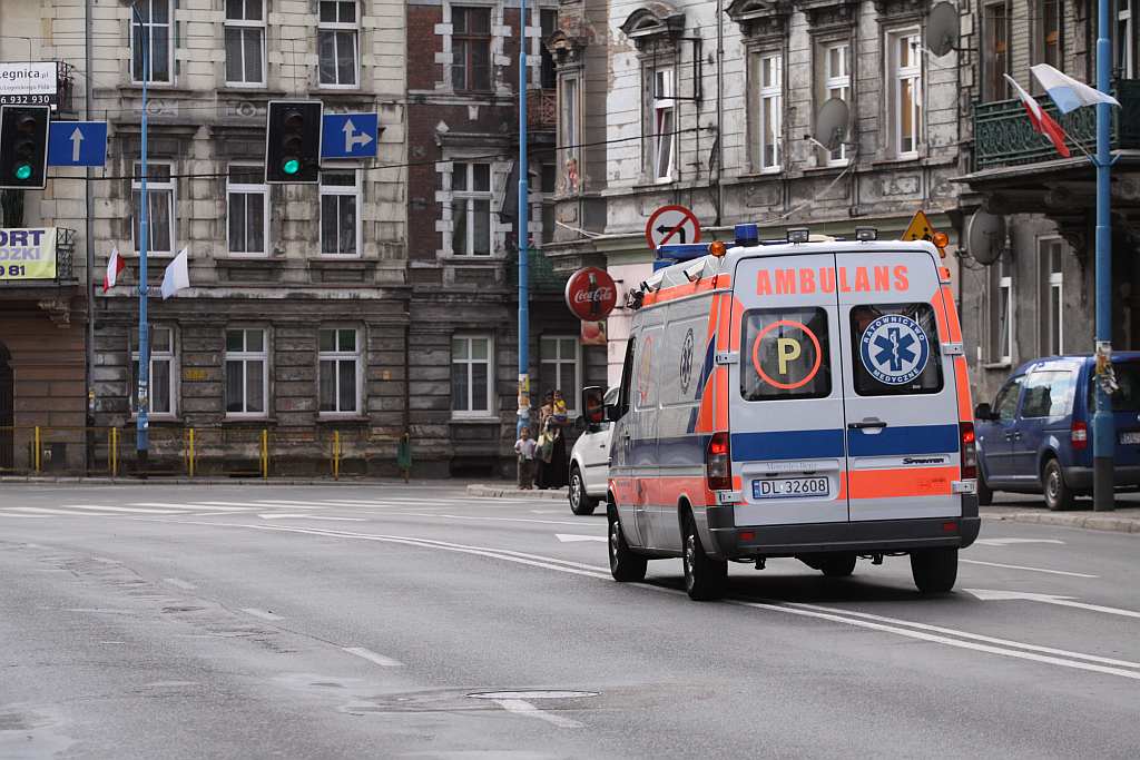 Wypadek na ul.Piastowskiej