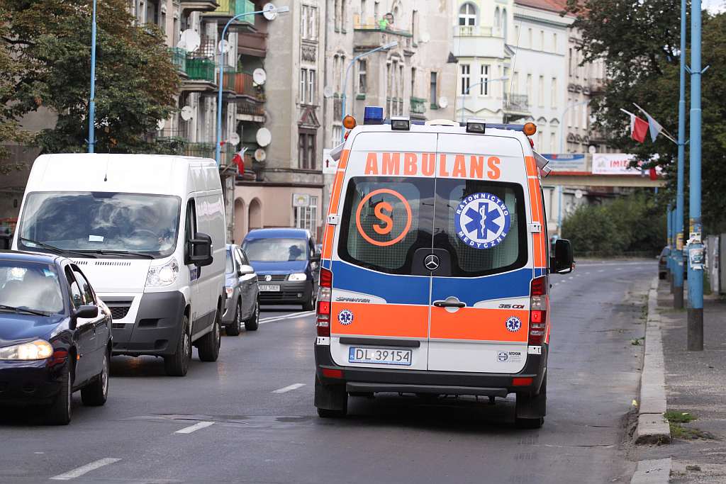 Wypadek na ul.Piastowskiej