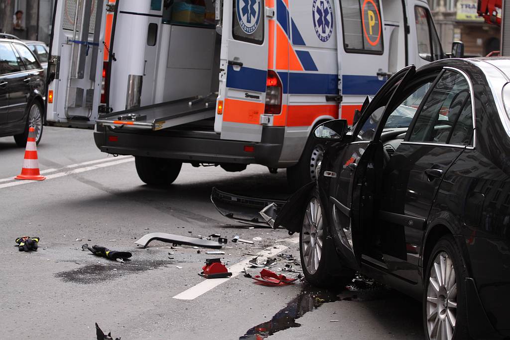 Wypadek na ul.Piastowskiej