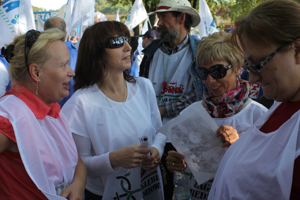 Związkowcy manifestowali we Wrocławiu