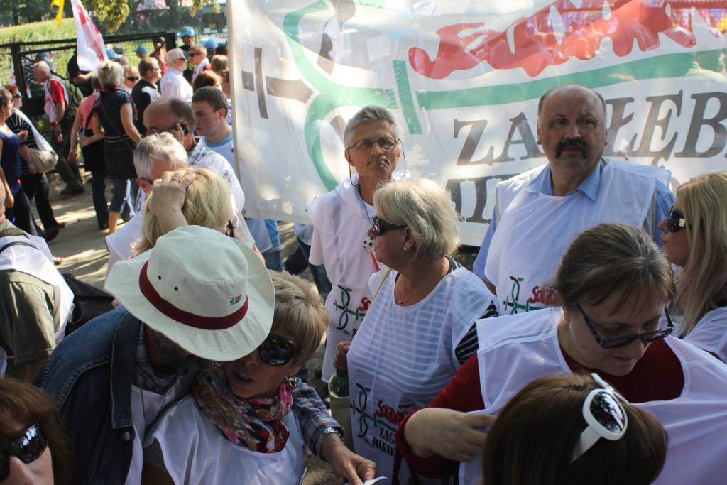 Związkowcy manifestowali we Wrocławiu