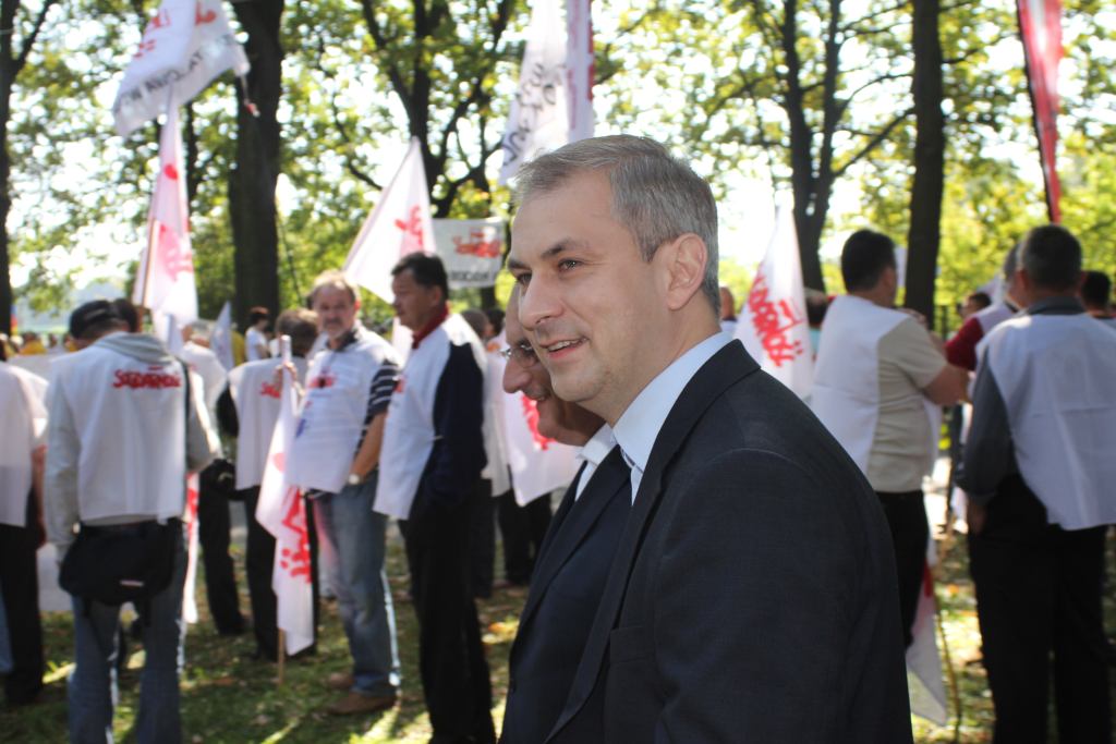 Związkowcy manifestowali we Wrocławiu