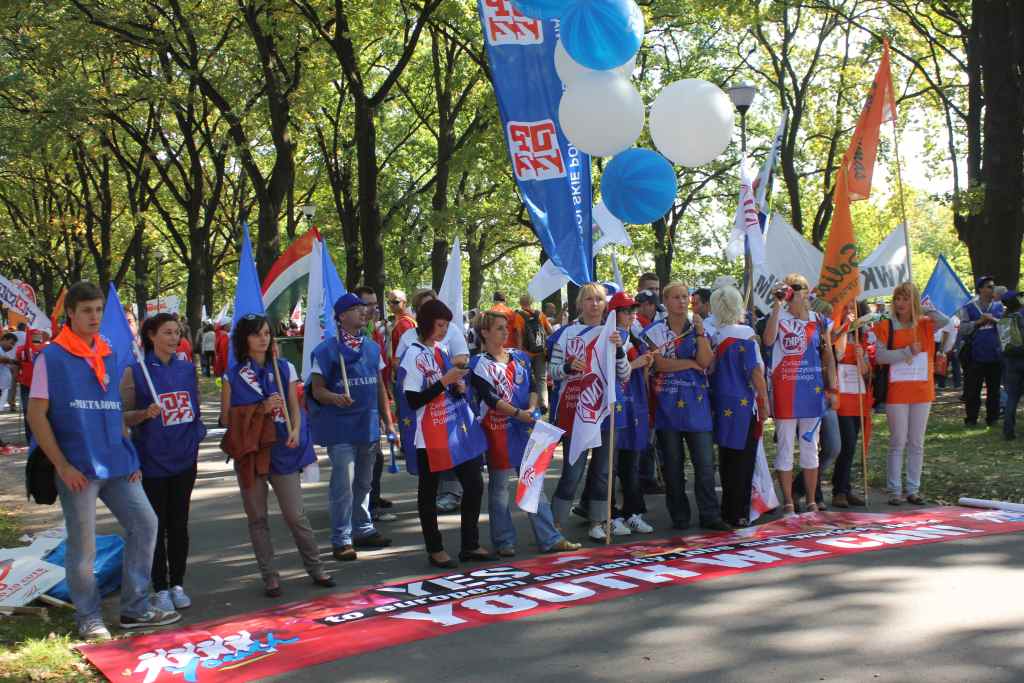 Związkowcy manifestowali we Wrocławiu