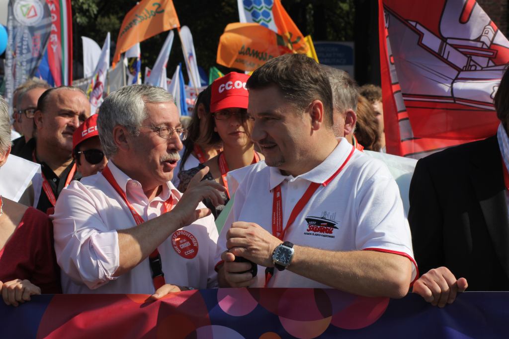 Związkowcy manifestowali we Wrocławiu